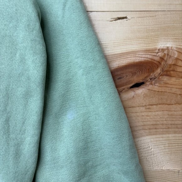 Vintage Pepe Jeans London Sweatshirt M/L Green Crewneck Pullover USA Made - Picture 6 of 13